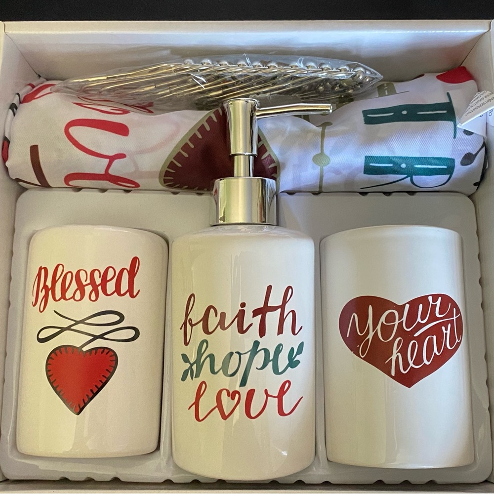 Bath Accessory Set (Ceramic)  - NWOT